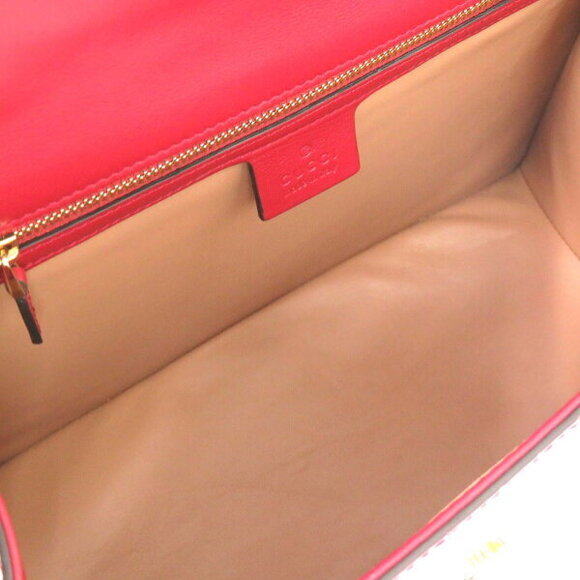 Gucci Sylvie crocodile leather handbag red - Picture 7 of 8